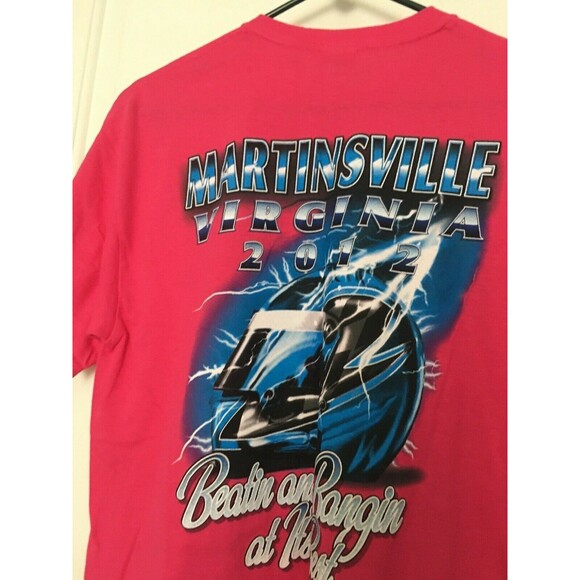 Gildan Adult Unisex Graphic Print T-Shirt "Virginia Beach 2012" Size M Pink - Picture 10 of 12